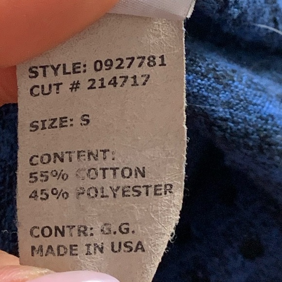 Cut Loose Blue Polka Dot Button-Up Thin Knit Cardigan Top - Picture 5 of 8